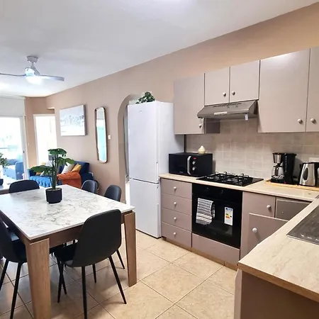 2 Cozy Apts, Fast Internet, 5 Min Walk To Beach! ラルナカ